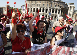 Разгар забастовок в Италии