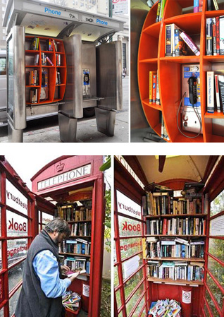 Телефонные будки Нью-Йорка стали библиотеками