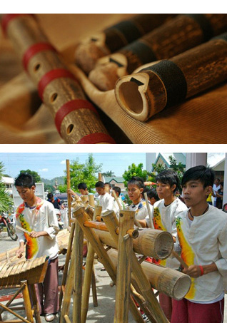 Фестиваль бамбуковой музыки в Малайзии