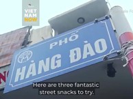 3 unique street snacks in Hanoi