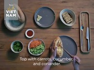 Vietnamese home recipes. Banh mi trung. Egg sandwich