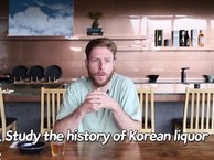Traditional korean liquor introduced by a foreigner